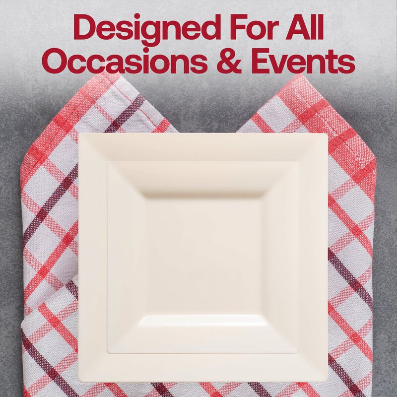 Square Plastic Wedding Value Set (30 Sets) image number 6
