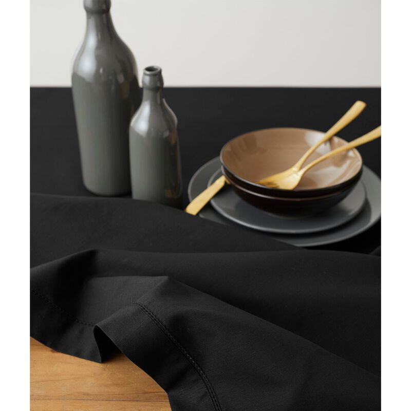 Cotton Linen Tablecloth - Cotton Linen Hemstitch image number 1