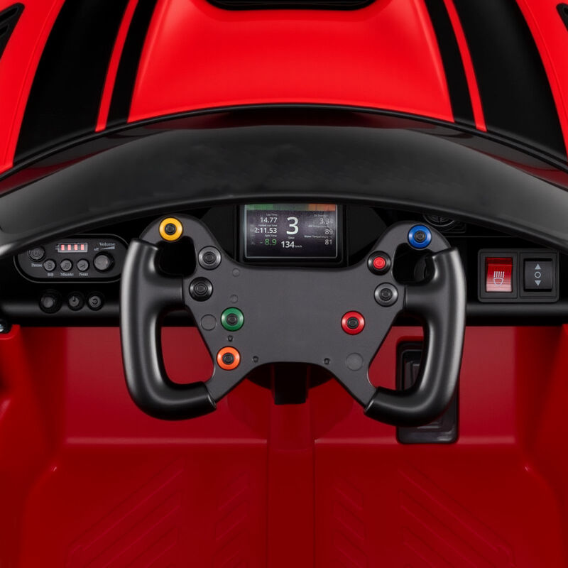 12V Electric Ride-On Car for Kids with Adjustable Speed and Steering Wheel image number 3