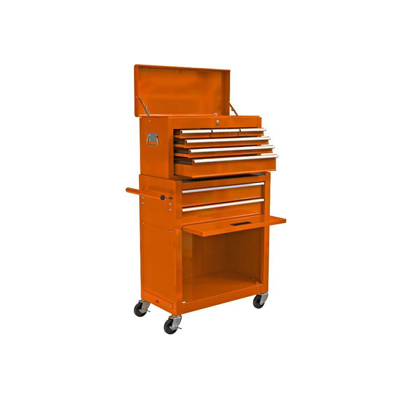 High Capacity Rolling Tool Chest 8-Drawer Storage Cabinet with Wheels for Easy Organization image number 3