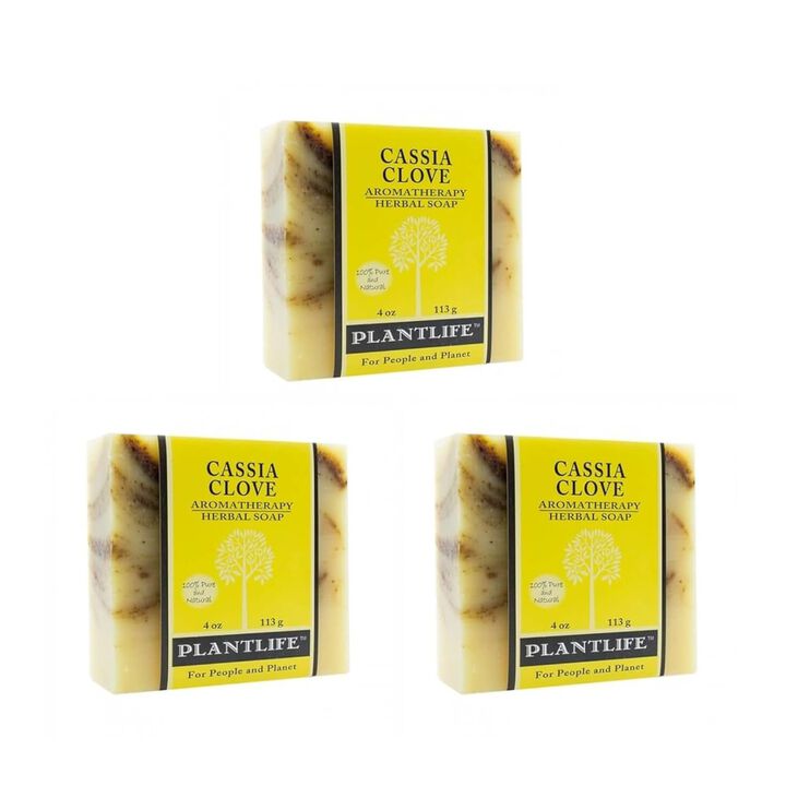 Plantlife Bar Soap - Cassia Clove 3 Pack