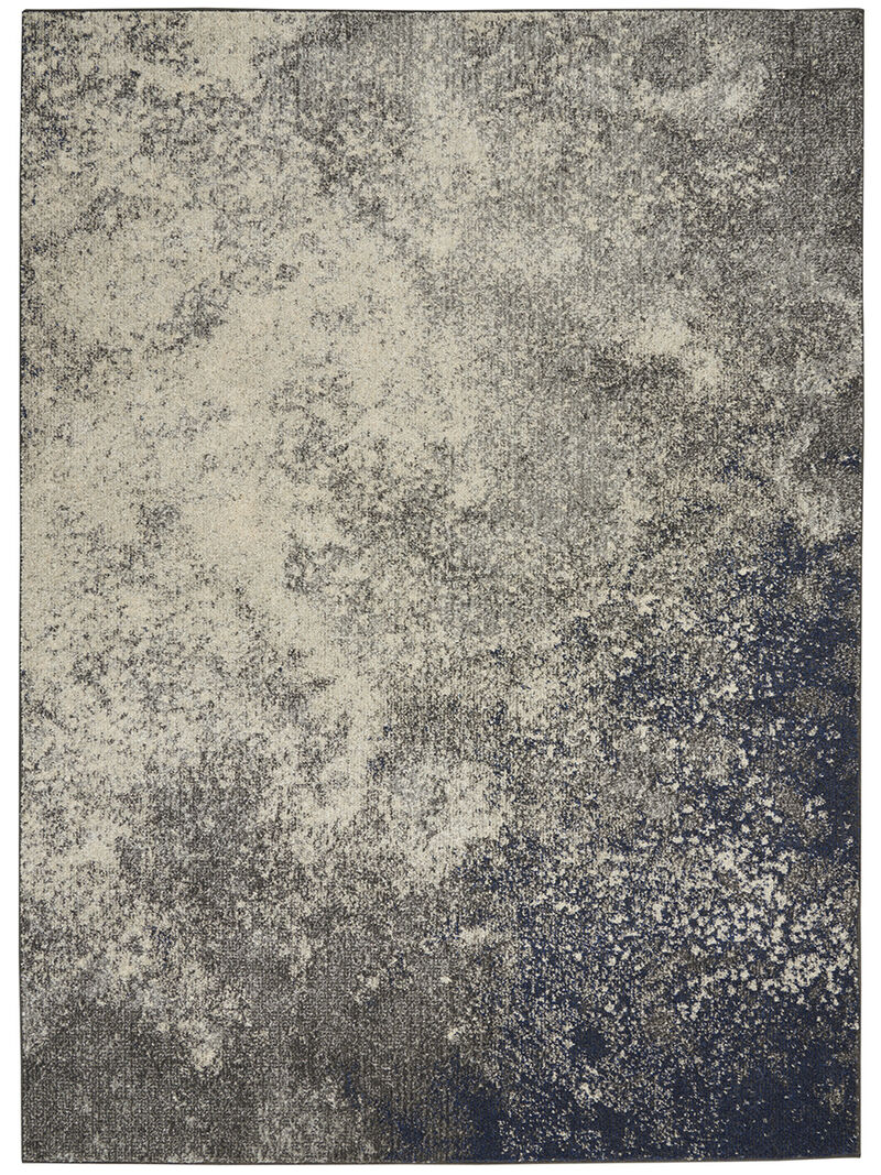 Passion PSN10 Charcoal/Ivory 3'9" x 5'9" Rug