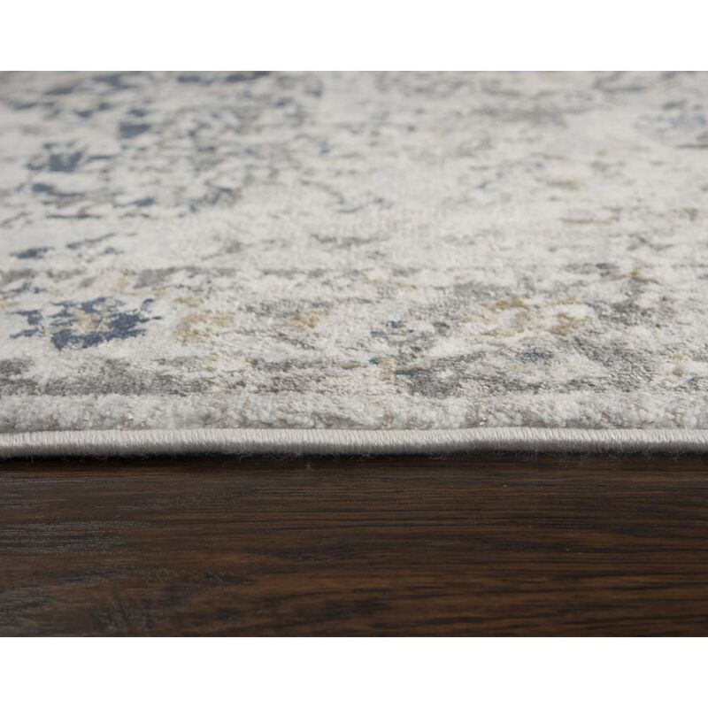 Power Loomed Cut Pile Polypropylene/ Polyester Rug, 2'7" x 8'