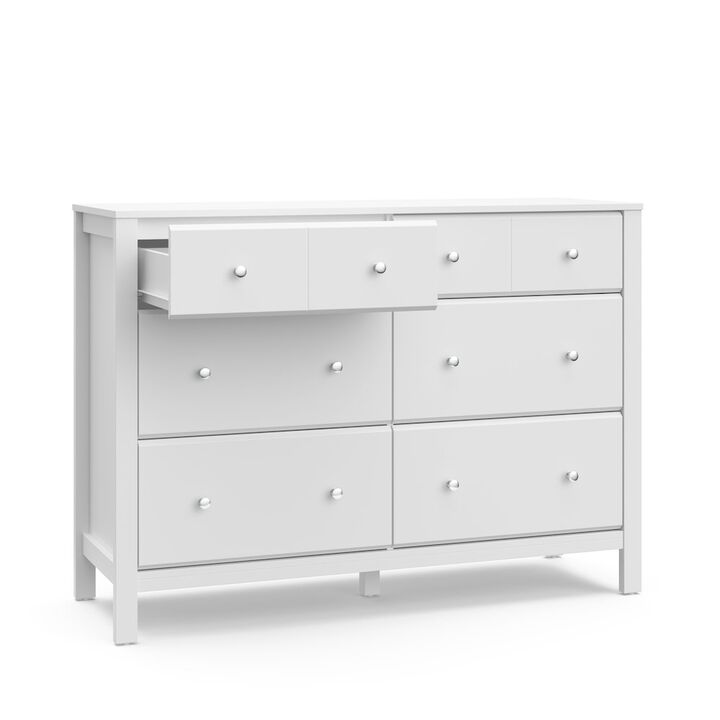 Storkcraft Horizon 6 Drawer Dresser (White) - GREENGUARD Gold Certified