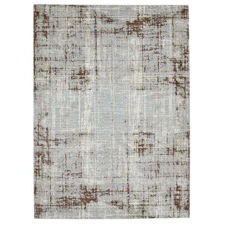 HomeRoots Abstract Area Rug