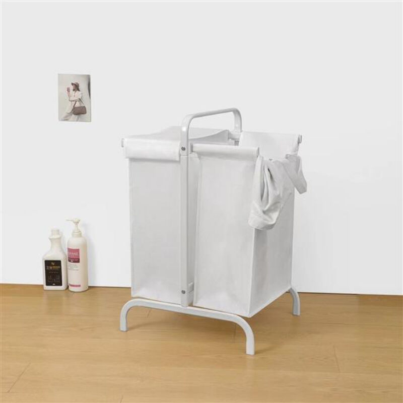 Oxford 2-Tier Laundry Hamper 110L with Lid & Sorting Cards, Large Basket for Clothes and Toys