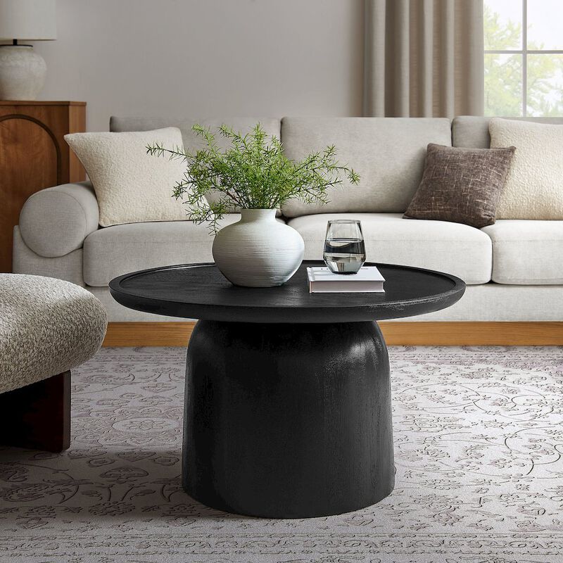 Holloway 30" Round Wood Coffee Table image number 5