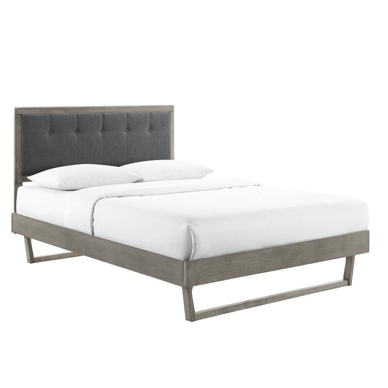 Modway - Willow Queen Wood Platform Bed with Angular Frame image number 0