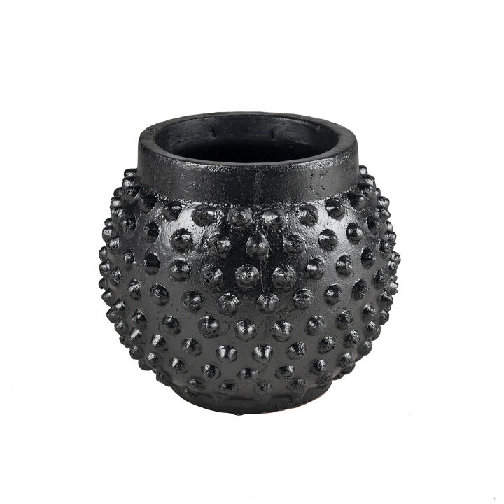 Dorus Small Black Vase