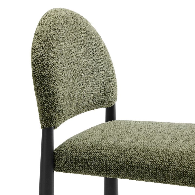 Hayley Upholstered Fabric Counter Stools Set of 2 image number 8