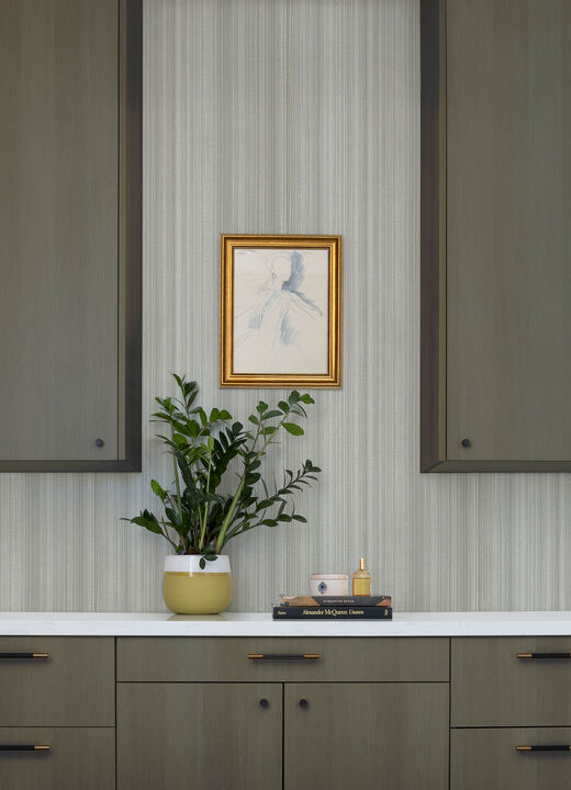 Elan Grey Ombre Stripe Wallpaper