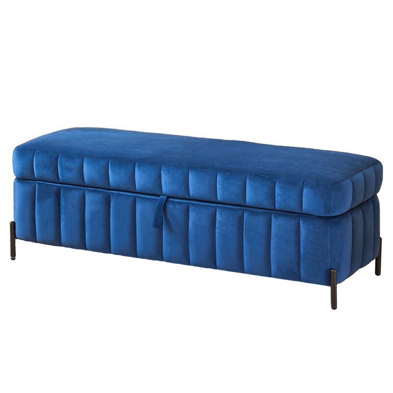 Merax Multi-Functional Velvet Storage Soft Bench