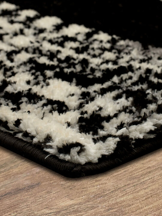 Traverse By Bobby Berk Traverse Lanes Charcoal 6' X 9' Rug