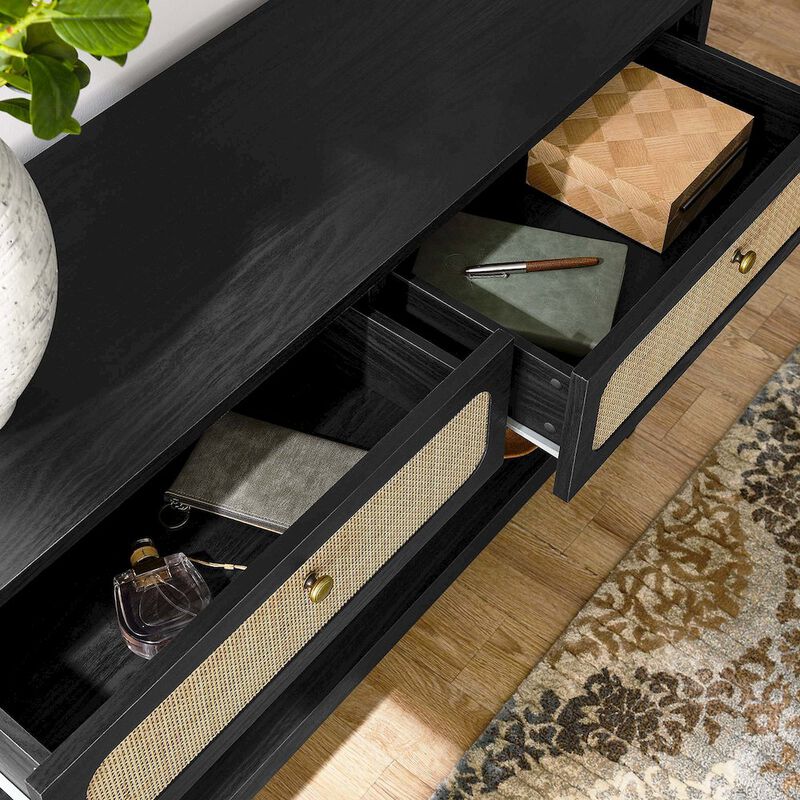 Modway EEI-6797-BLK Chaucer Wood Entryway Console Table, Black image number 9