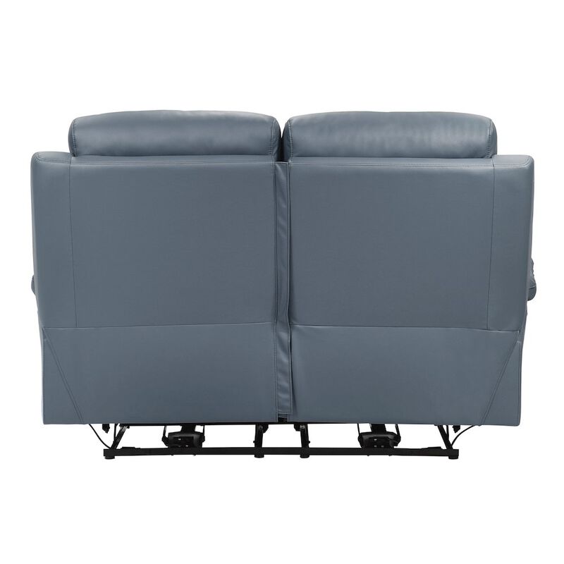 Lexicon Hancock Leather Power Double Reclining Loveseat