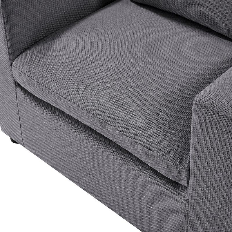 Comfort Pointe Casella Modern Armchair - Charcoal