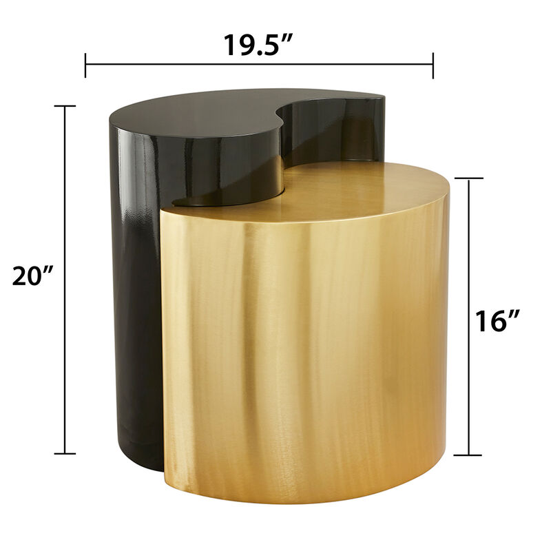 Durevique Yin-Yang End Table image number 2
