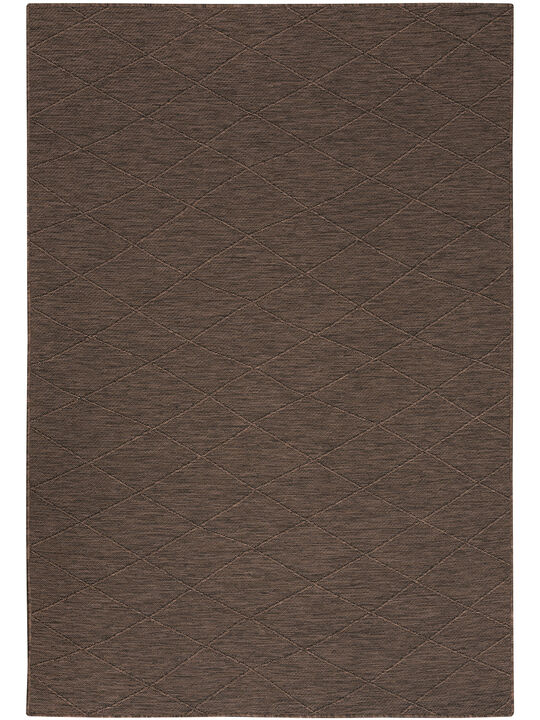 Washable Solutions WSL01 Mocha 6' x 9' Rug