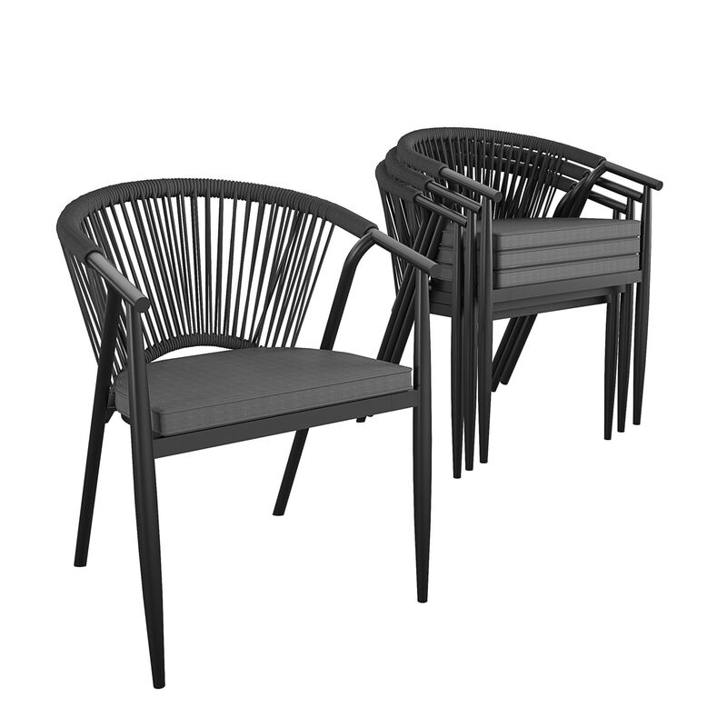 Circi Collection, Stacking Dining Chair, 4-Pack