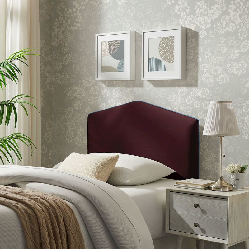 Cosette Performance Velvet Twin Size Headboard image number 6