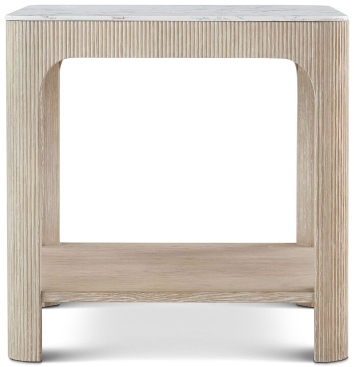 Horizon Square Quartz Side Table