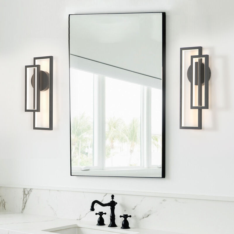 2-Pack Wall Light Wall Sconces Warm White Switch Dimmable image number 2