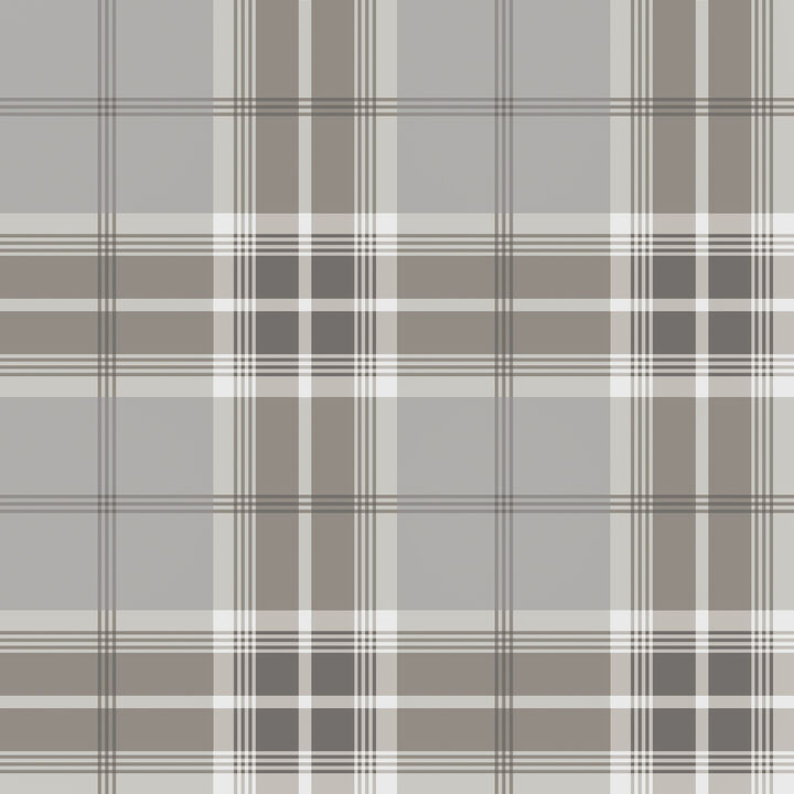 Sala Neutral Plaid Wallpaper