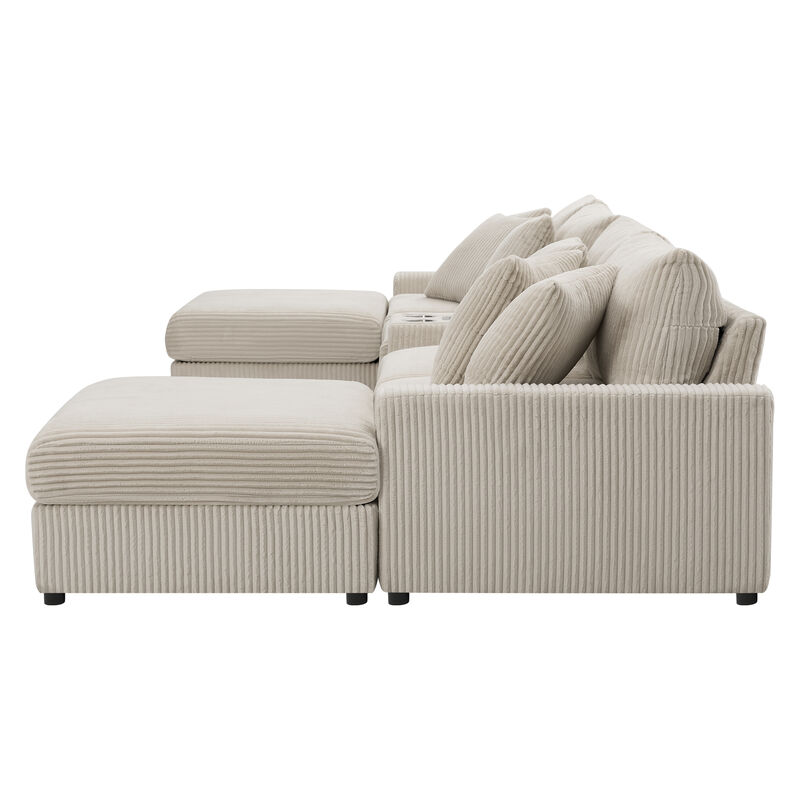 Riwamp U-Shaped Sectional Sofa image number 8
