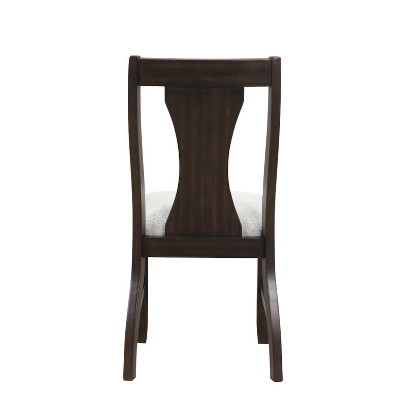New Classic Furniture Chestnut Ridge Wood Dining Chair in Brown (Set of 2) image number 3