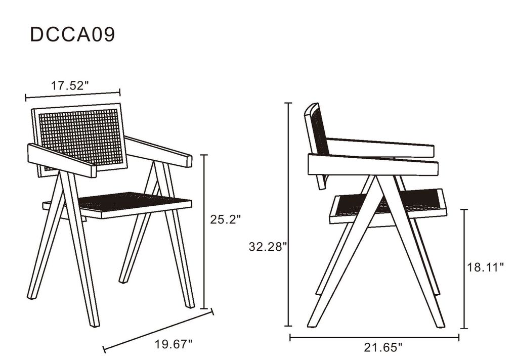 Hamlet Brown Dining Arm Chairs (Set of 2)