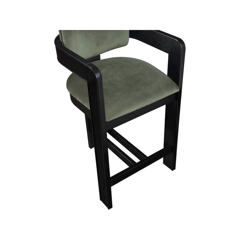 Meridian Furniture Sacha Velvet Stool