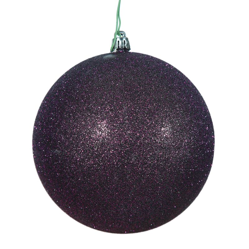 Vickerman Plum Glitter Ball 24/Bag - image number 0
