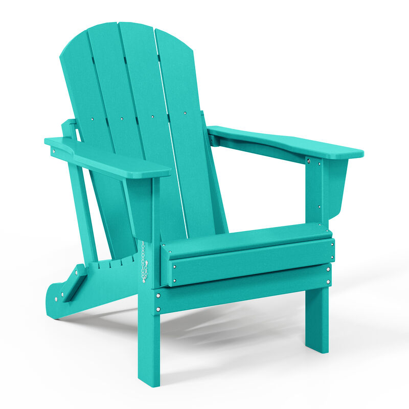 WestinTrends 3-Piece set Outdoor / Patio Poly Adirondack chair set with a side table ( 2 seater )