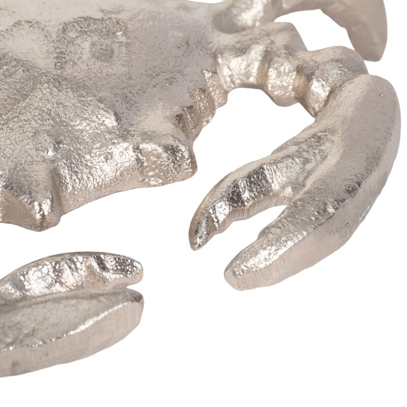 Metal, 7" Crab Deco Silver image number 4