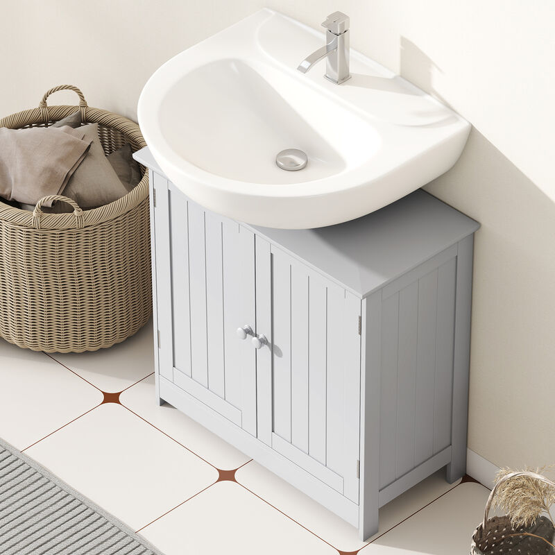 Hivvago Bathroom Vanity Storage Cabinet Under Sink 2 Doors image number 7