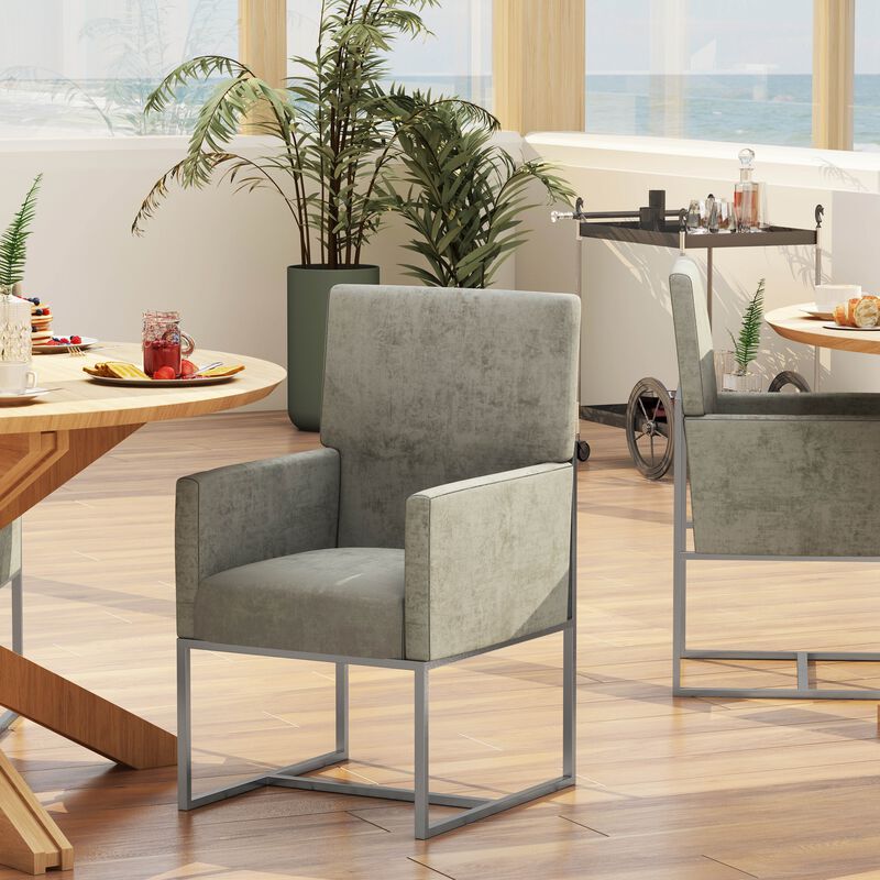 Element Gray Dining Arm Chairs (Set of 2)