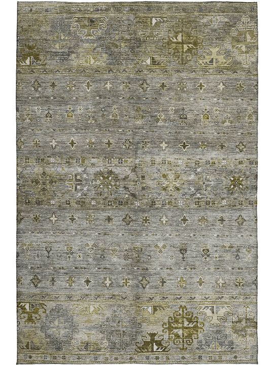 Karaj KJ5 Pewter 3' x 5' Rug