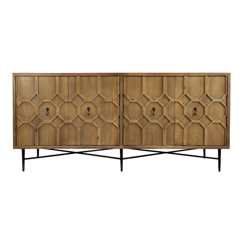 Alex Hamilton Samara 4-Door Sideboard - Natural image number 2