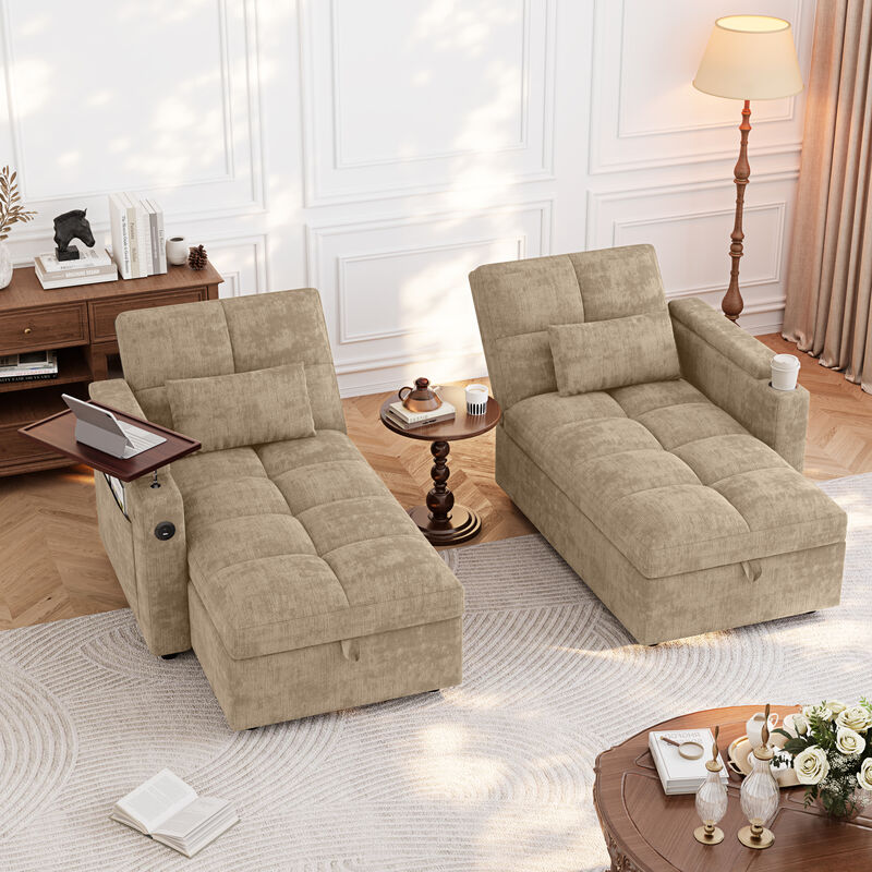 Liswef Modular Sleeper Sofa image number 3
