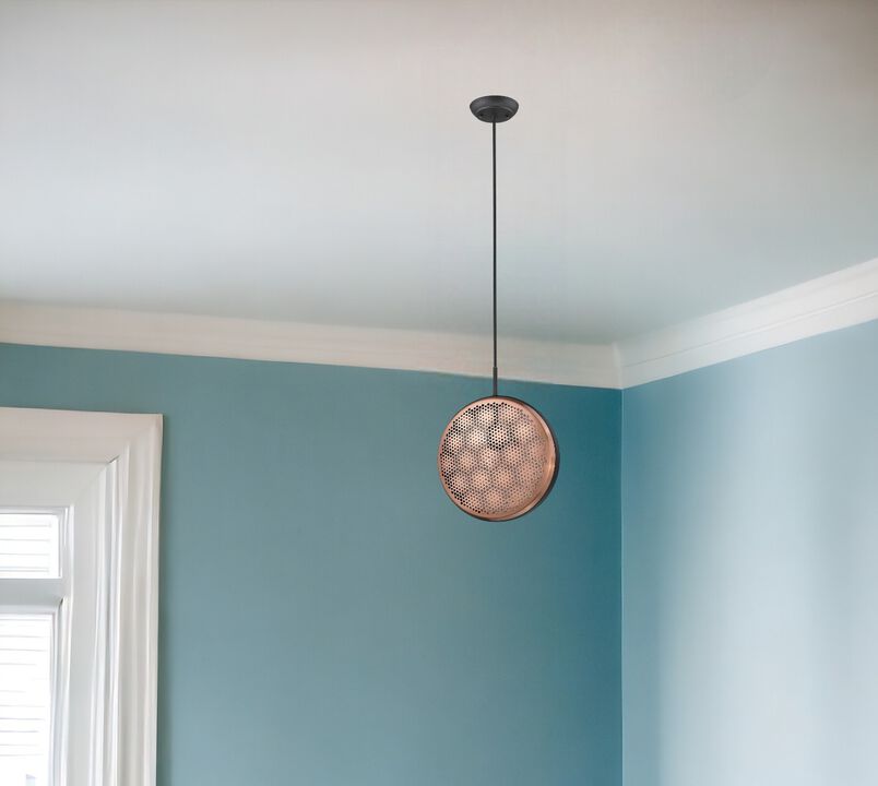 Hivvago Tholos 1-Light Matte Black Pendant