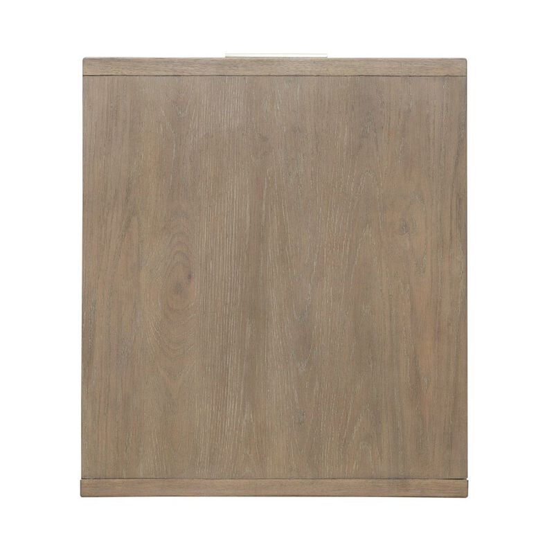Liberty Furniture Brentwood End Table for Living Room - Sandstone Oak Wood image number 3