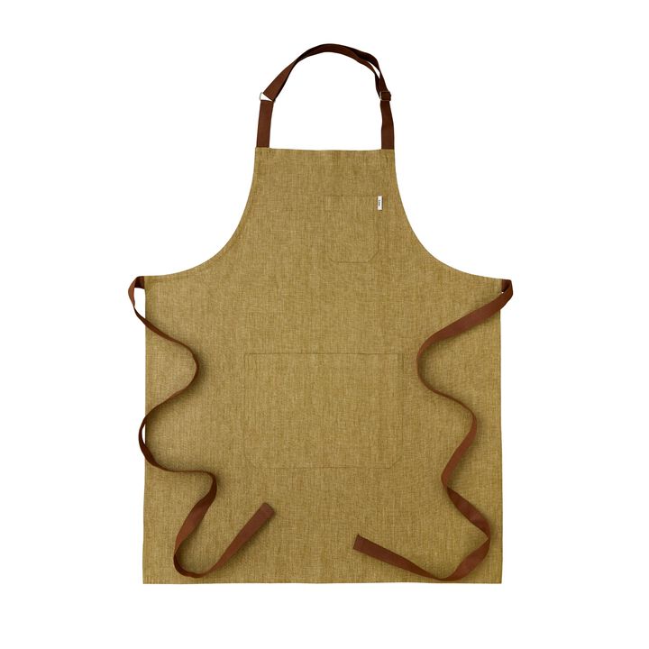 Solino Home 100% Pure Linen Apron - Kitchen Linen