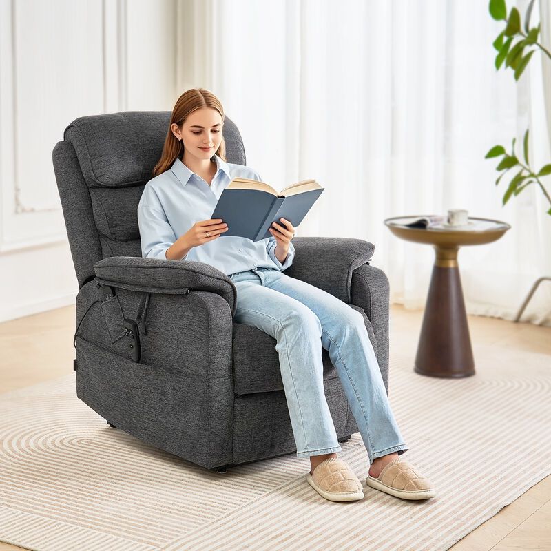 Power Lift Recliner Chair with Massage & Heat &ndash; Dual Motor Lift Chair For Relaxing image number 1