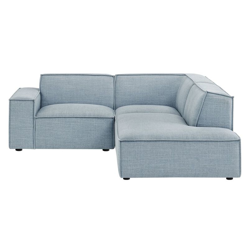 Restore 3-Piece Performance Fabric Upholstered Modular L-Shaped Sectional Sofa image number 5