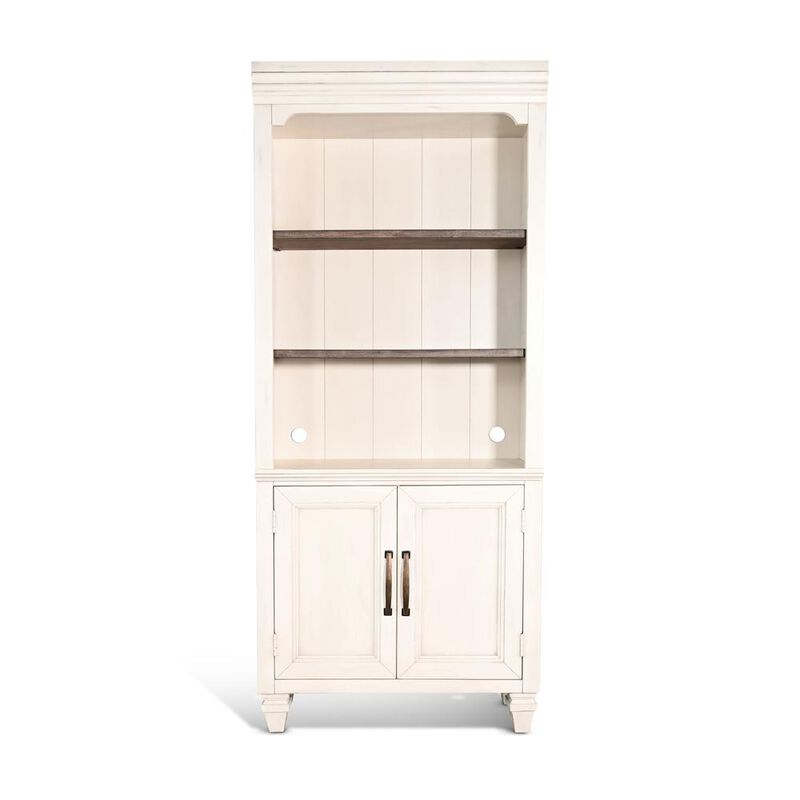 Sunny Designs white Two-Tone Wood Bookcase