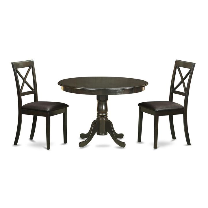 3 PC Kitchen nook Dining set-Dining Table and 2 Dining Chairs