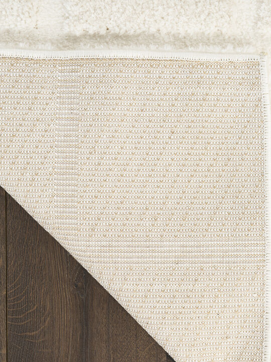 West End Ave WTE01 Ivory 6' x 9' Rug