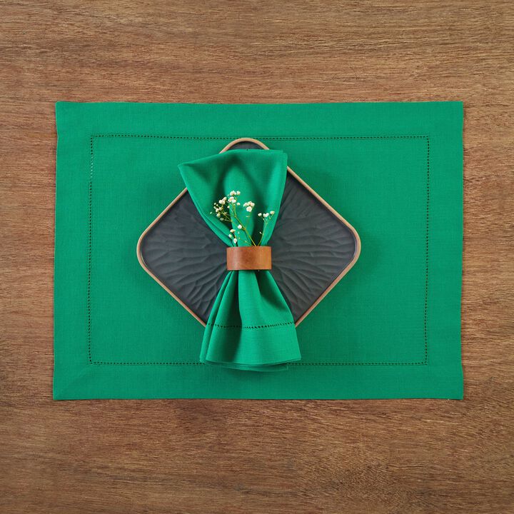 Linen Placemats - Classic Hemstitch