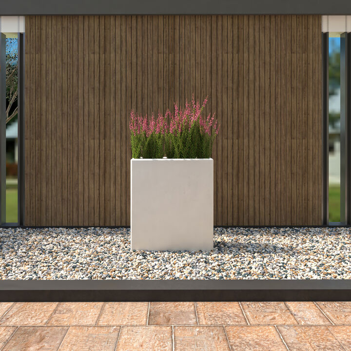 LeisureMod Thistle Series Poly Stone Planter