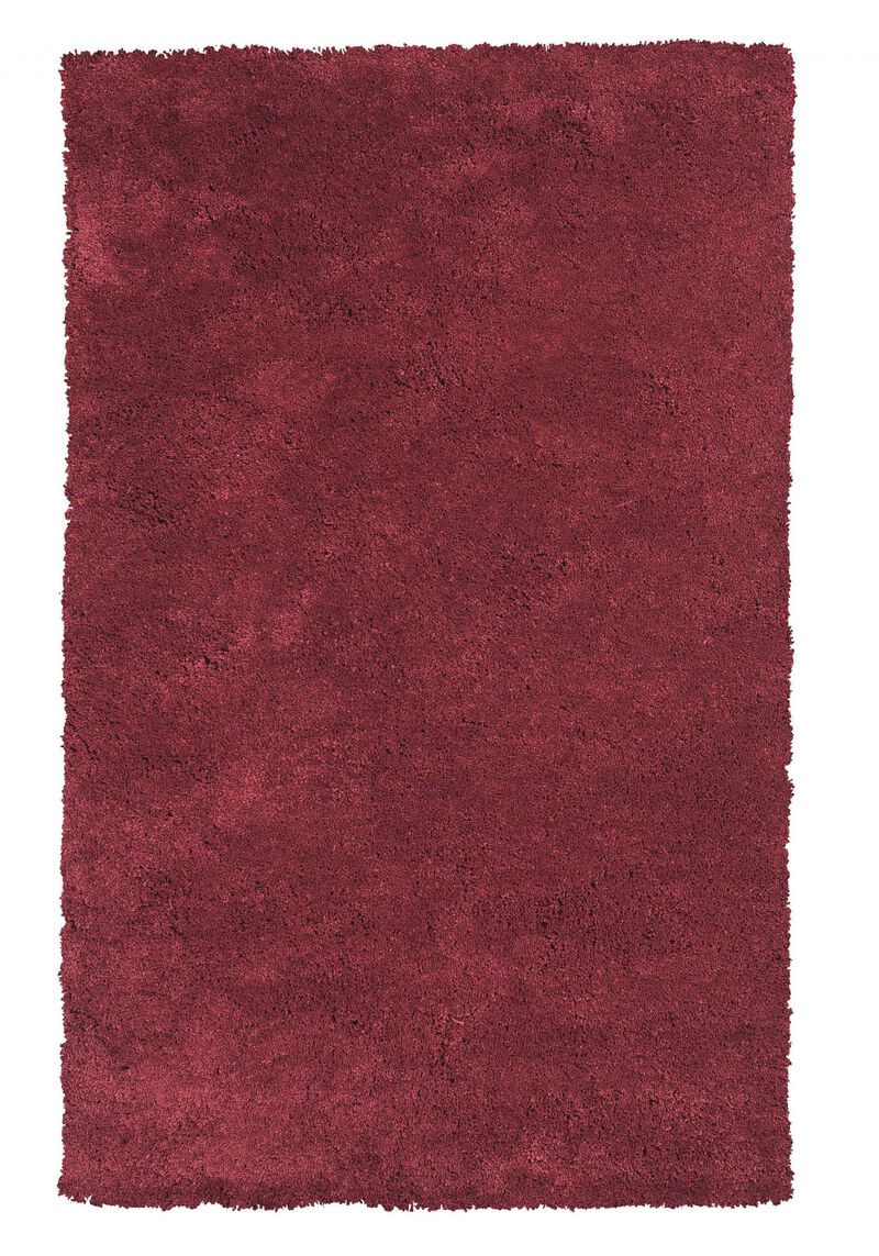 3'X5' Red Indoor Shag Rug image number 0